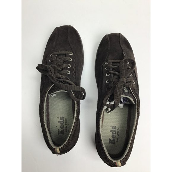 Keds- Chocolate Suede, Lace Up Sneakers, Size 8.5 - Picture 5 of 9